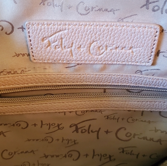 Foley + Corinna Mauve/Pink Vegan Leather Satchel - Picture 7 of 7